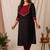 Women floral printed cotton block print kurta