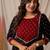Women floral printed cotton block print kurta