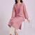 Women ethnic motifs embroidered daily cotton straight kurta
