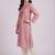 Women ethnic motifs embroidered daily cotton straight kurta