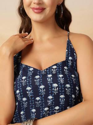 Women ethnic motifs printed kurta 2