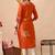 Women floral printed v-neck regular sleeves kurta