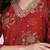 Women floral embroidered sequinned kurta
