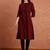 Women embroidered thread work kurta