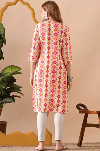 Women thread work kurta