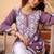 Women floral embroidered chikankari indie florals kurta