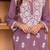 Women floral embroidered chikankari indie florals kurta