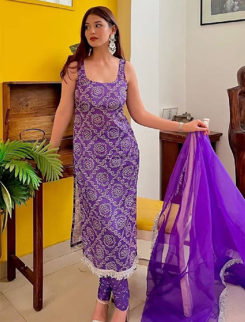Women ethnic motifs printed indie prints kurta