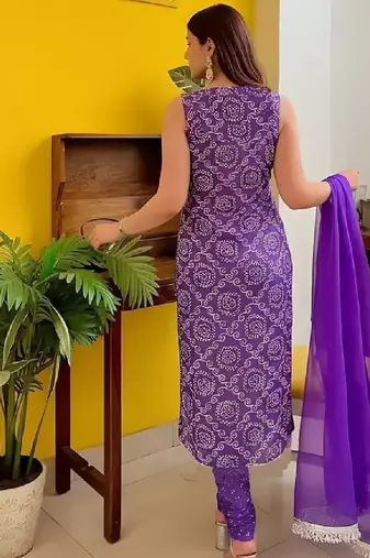 Women ethnic motifs printed indie prints kurta