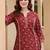 Women printed thread work kurta