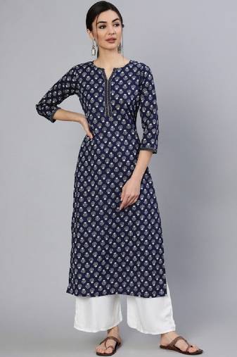 Women floral printed floral kurta