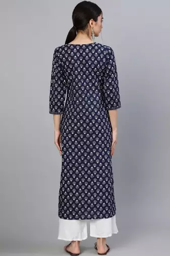 Women floral printed floral kurta