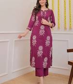 Women floral printed floral kurta