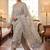 Grey muga cotton jamdani salwar suit dress material