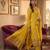 Yellow muga cotton jamdani salwar suit dress material