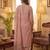 Pink muga cotton jamdani salwar suit dress material