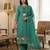 Rama muga cotton jamdani salwar suit dress material