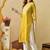 Women floral embroidered thread work floral kurta