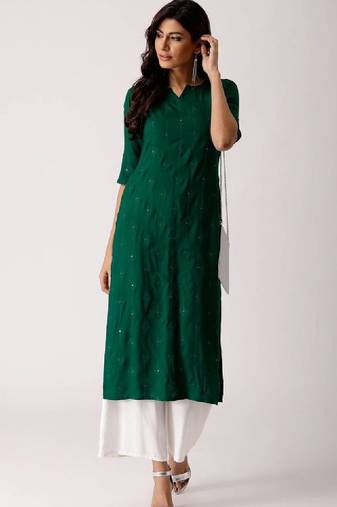 Women bandhani printed floral kurta