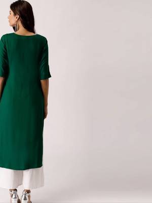 Women bandhani printed floral kurta 2