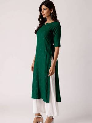 Women bandhani printed floral kurta 3
