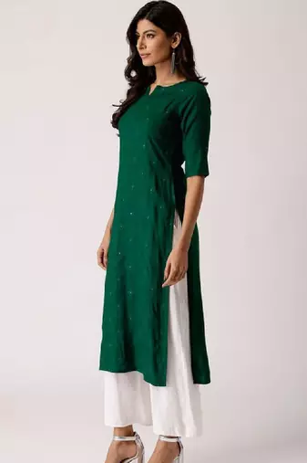 Women bandhani printed floral kurta