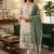 Cream muga cotton jamdani salwar suit dress material