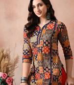 Women floral printed block print kurta