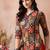 Women floral printed block print kurta
