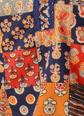 Women floral printed block print kurta 2