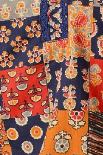Women floral printed block print kurta
