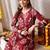 Women floral printed block print kurta