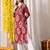 Women floral printed block print kurta