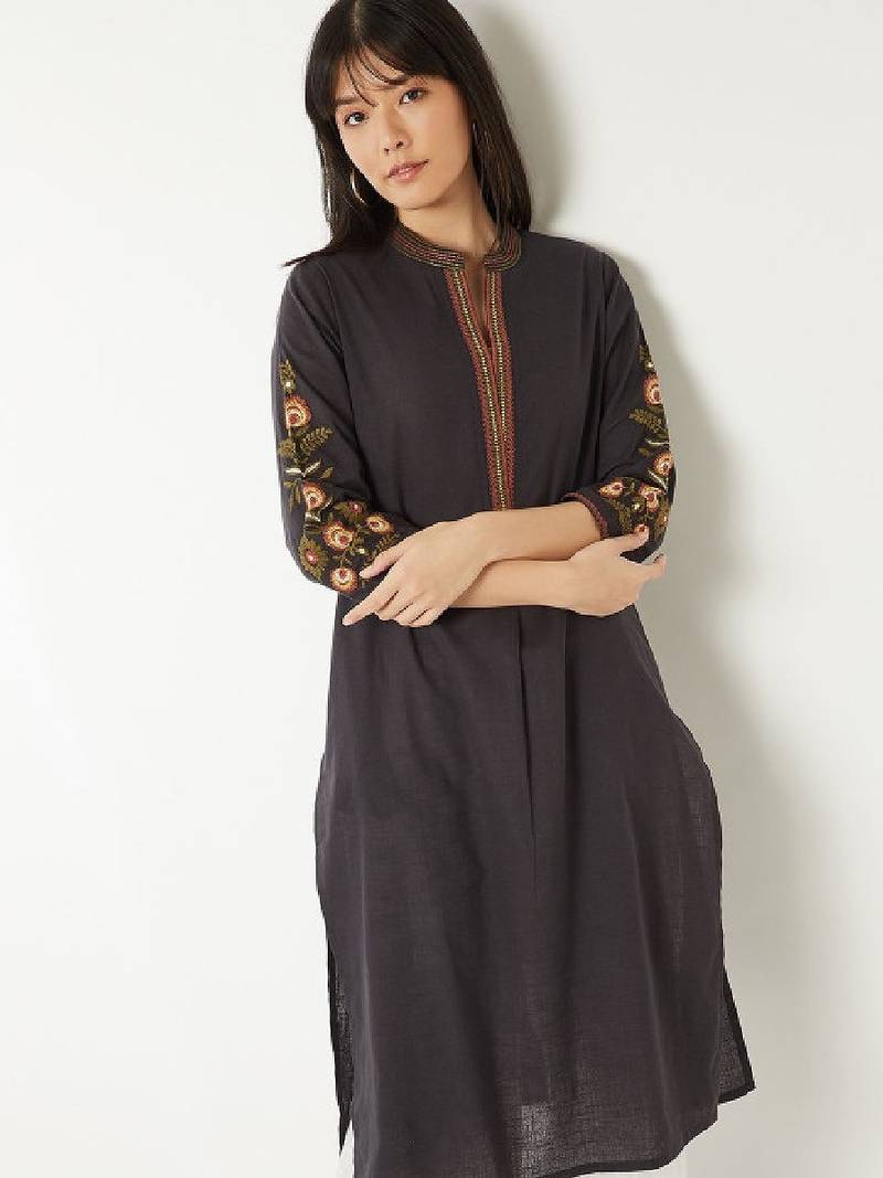 Women sequinned kurta