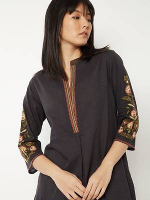 Women sequinned kurta 2