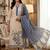 Cream muga cotton jamdani salwar suit dress material