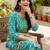 Women floral embroidered thread work kurta