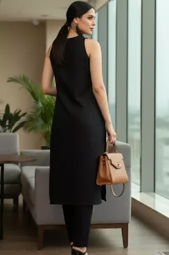 Women halter neck kurta