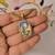 Tropical monstera leaf pendant necklace for women | anti-tarnish gold plated stainless steel