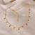 Minimalist bead multi-station necklace for women | anti-tarnish gold plated layering chain