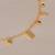 Minimalist bead multi-station necklace for women | anti-tarnish gold plated layering chain