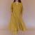 Zari embroidered cotton a-line calf length kurta