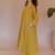 Zari embroidered cotton a-line calf length kurta