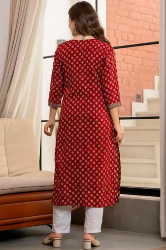 Women floral printed kurta