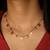 Butterfly charm necklace for women | anti-tarnish gold plated stainless steel multi-charm chain