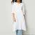 Women embroidered regular sleeves thread work kurta
