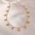 Butterfly charm necklace for women | anti-tarnish gold plated stainless steel multi-charm chain