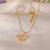 Pave butterfly crystal drop necklace for women | anti-tarnish gold plated satellite snake chain