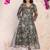 Women floral printed thread work kurta