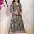 Women floral printed thread work kurta